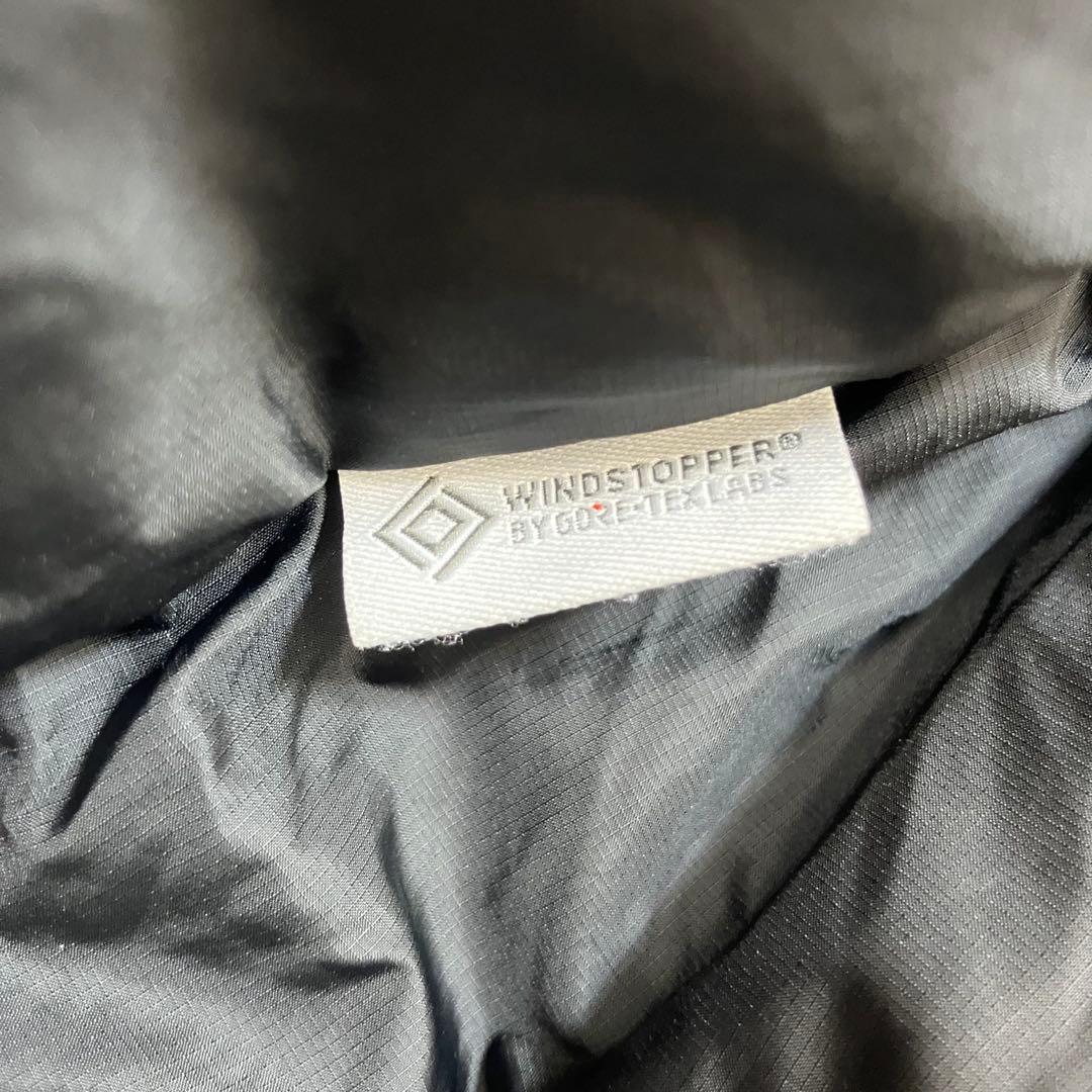 訳あり XL ノースフェイス ウィンドストッパーヌプシ ダウンジャケット 黒