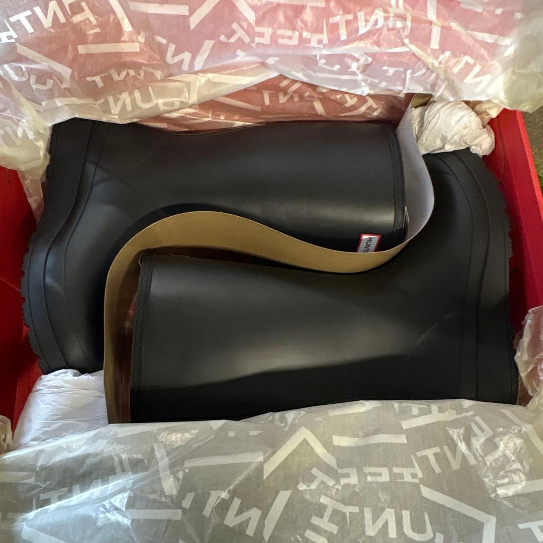 Hunter レインブーツ ブラック