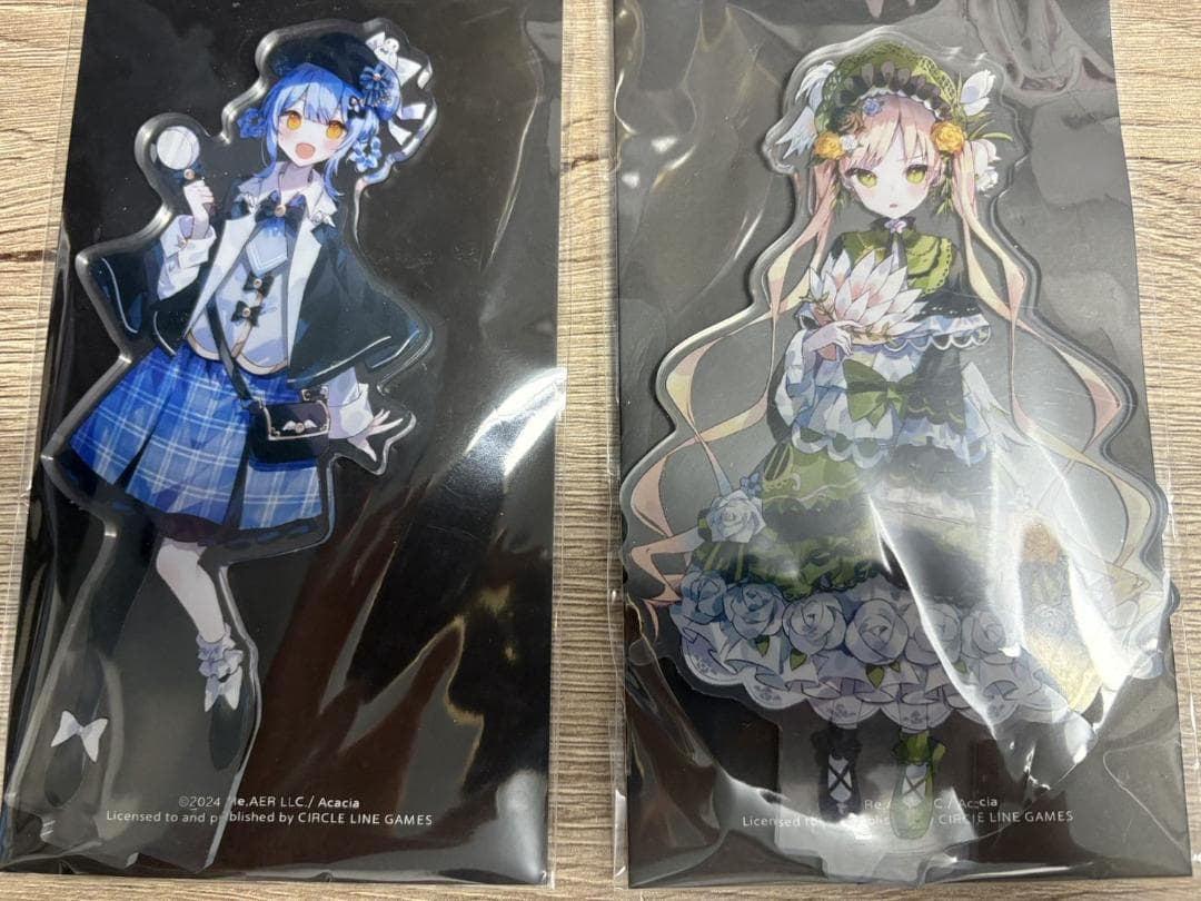 魔法少女ノ魔女裁判　中国CF　アクリルスタンド　橘シェリー＋遠野ハンナ