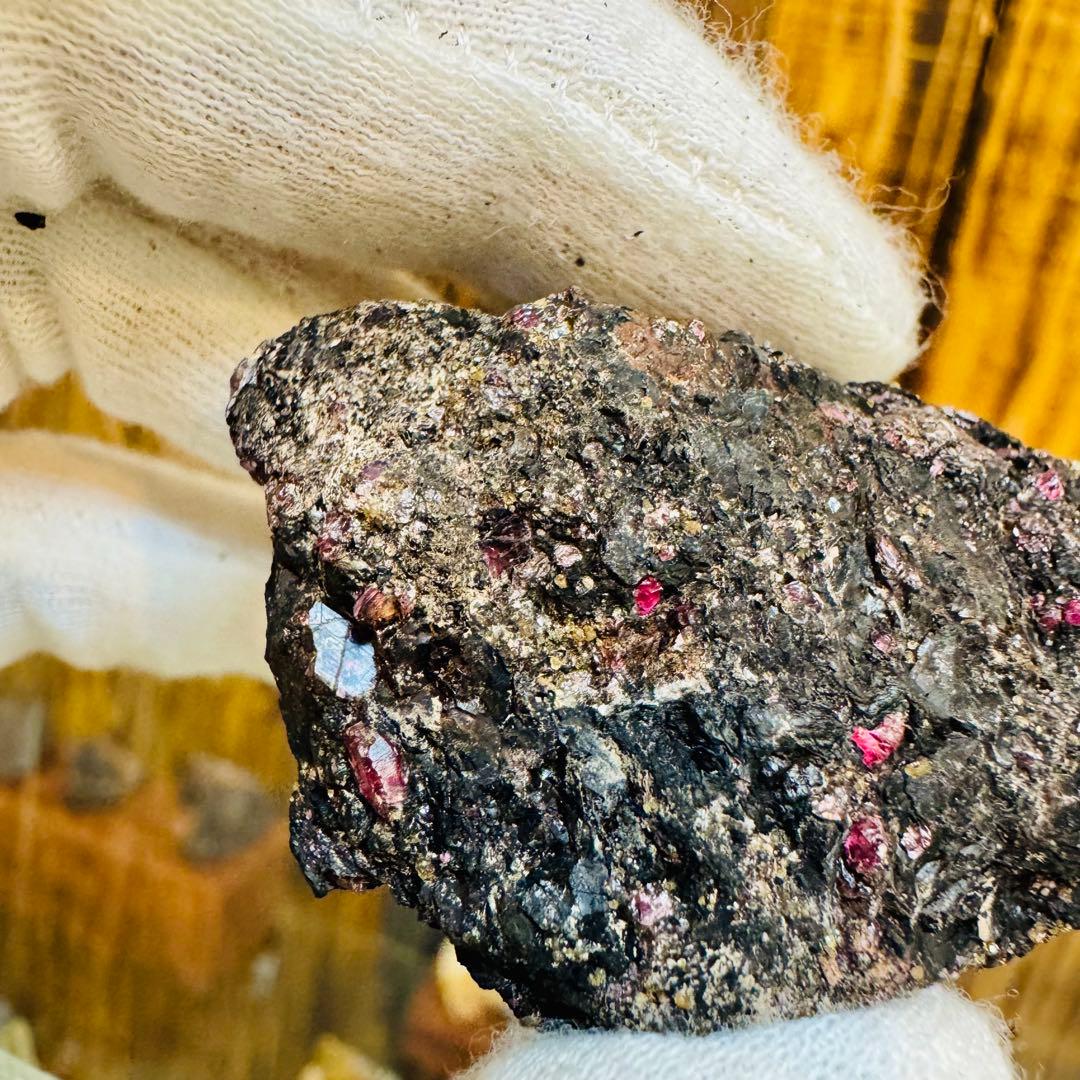 国産鉱物 パイロクスマンガン 愛知 ハイグレード クラスター