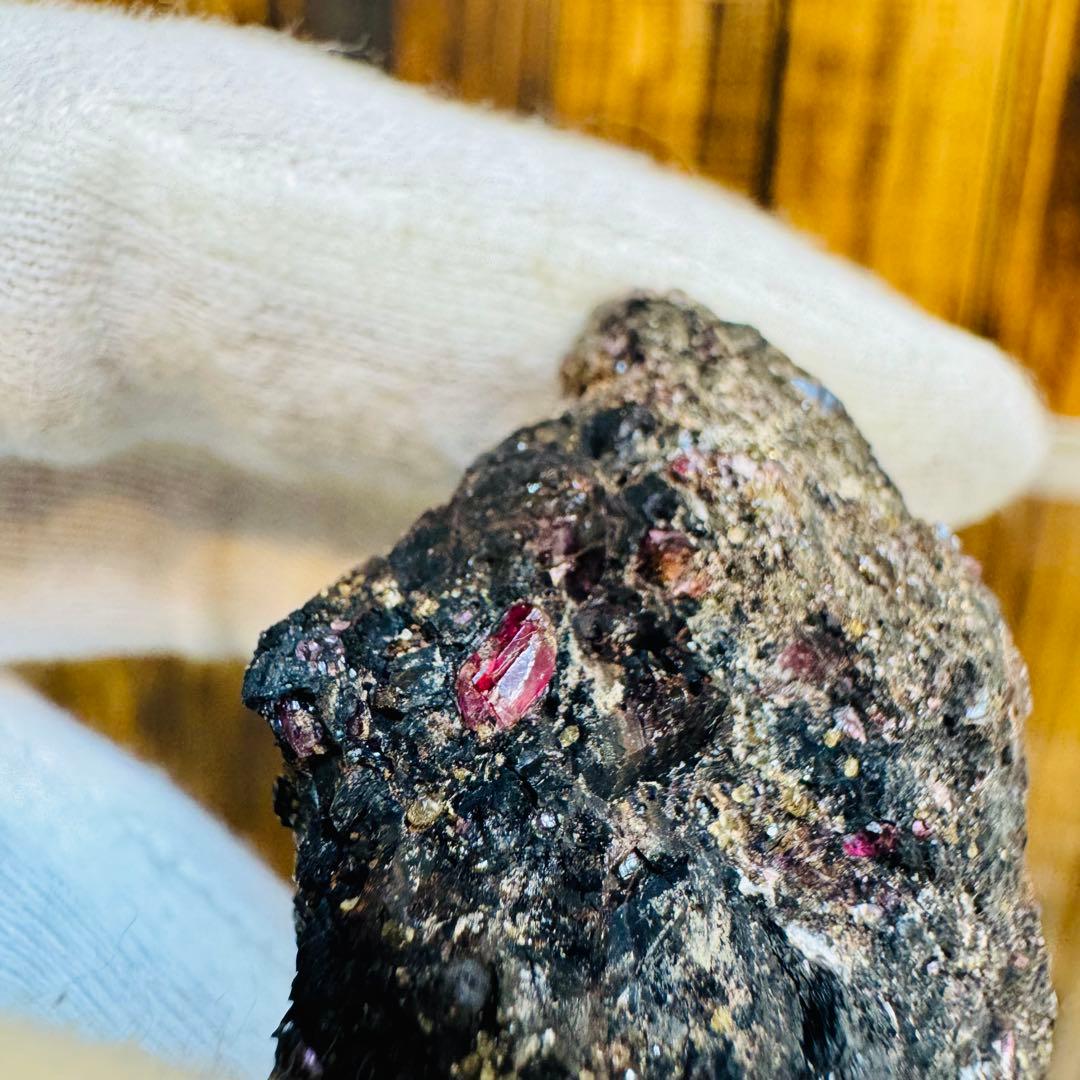 国産鉱物 パイロクスマンガン 愛知 ハイグレード クラスター