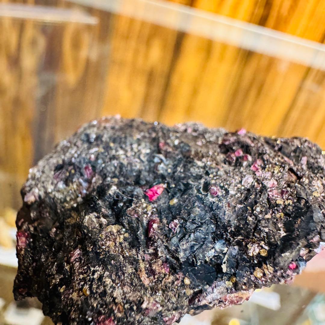 国産鉱物 パイロクスマンガン 愛知 ハイグレード クラスター