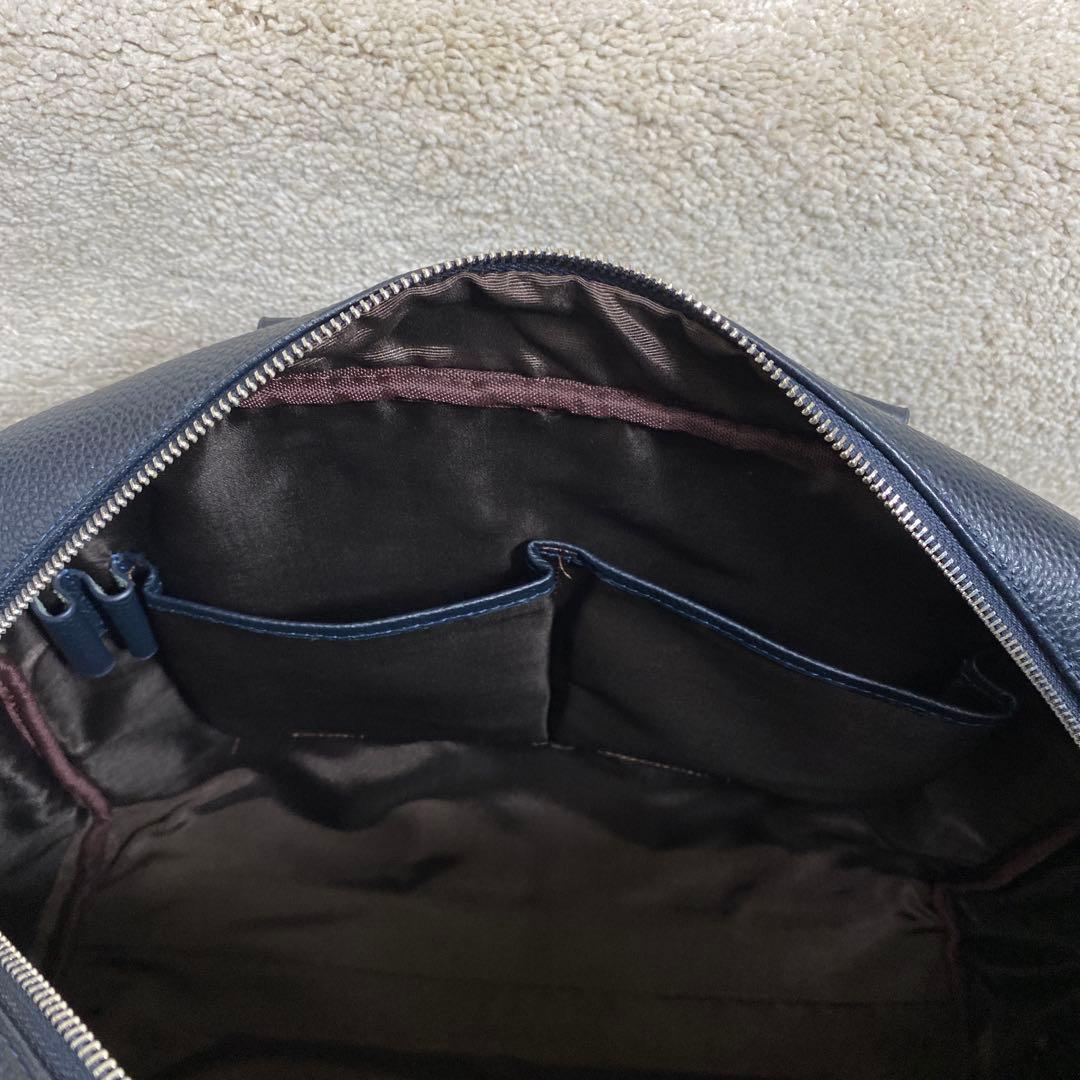 美品 MURA 本革 2WAY ブリーフケース ビジネスバッグ 大容量 シボ革