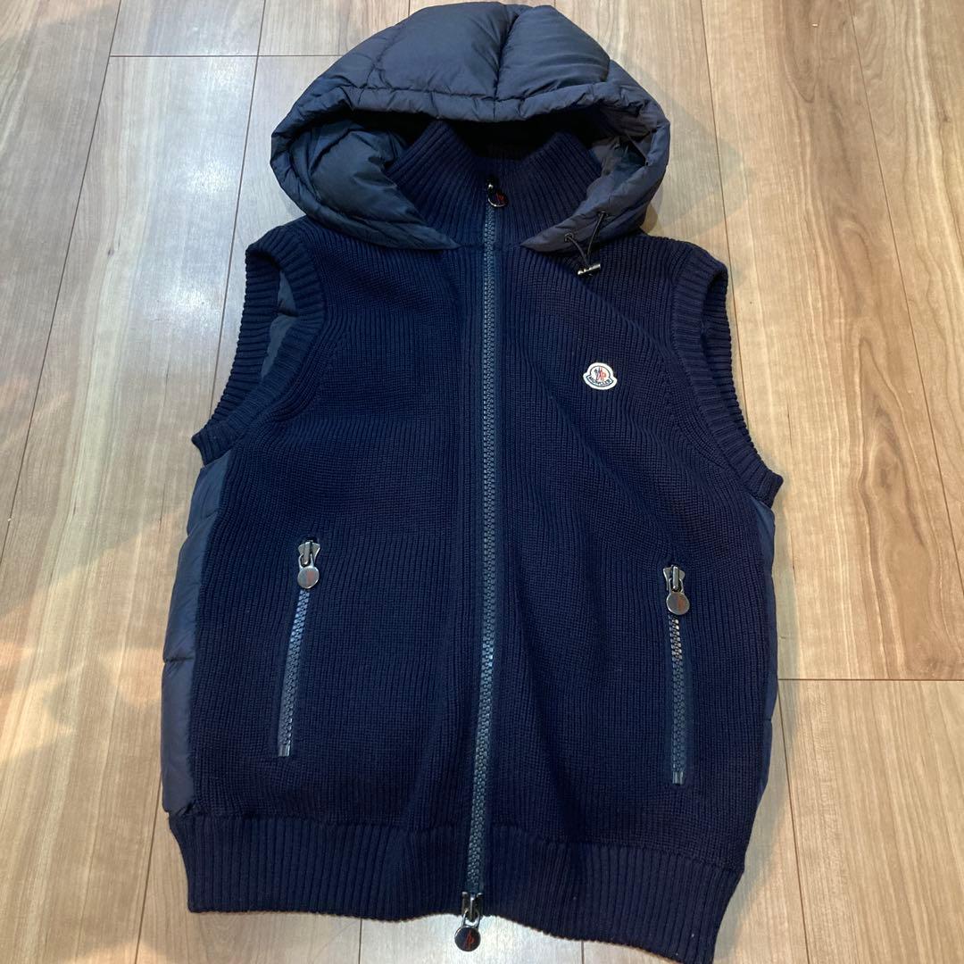モンクレール MONCLER ニット　ダウンベスト
