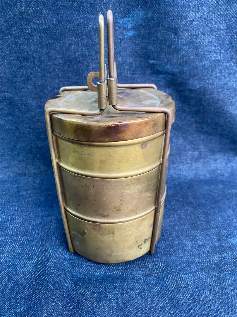 真鍮　ランチ　ボックス　野点