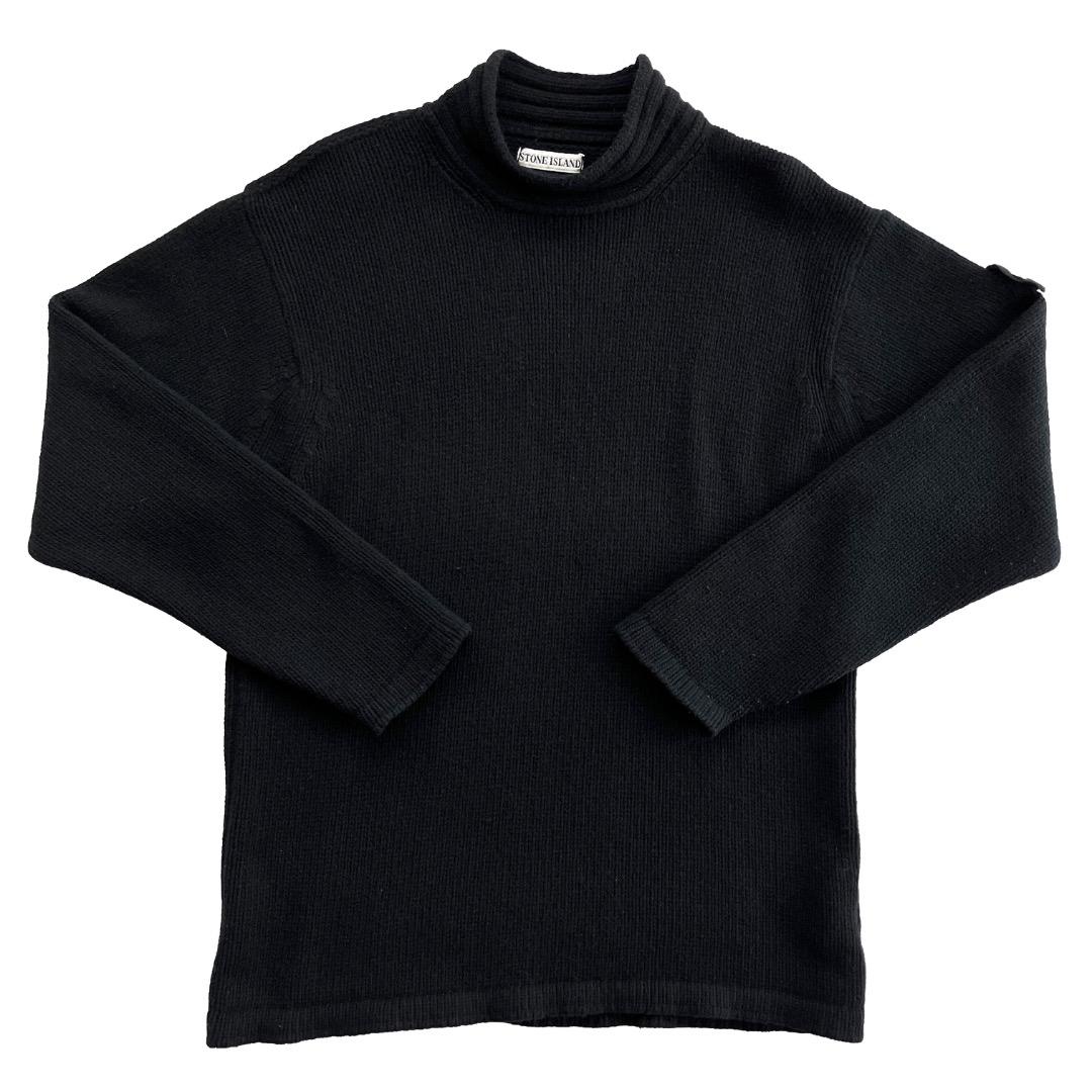 STONE  モックネックセーター ブラック C.P.COMPANY