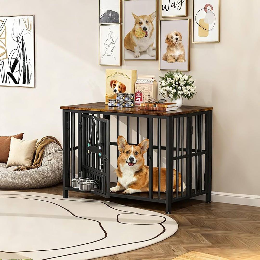 【限定1】犬 ケージ 折りたたみ 屋根付き ペットサークル 持ち運び 犬ケージ