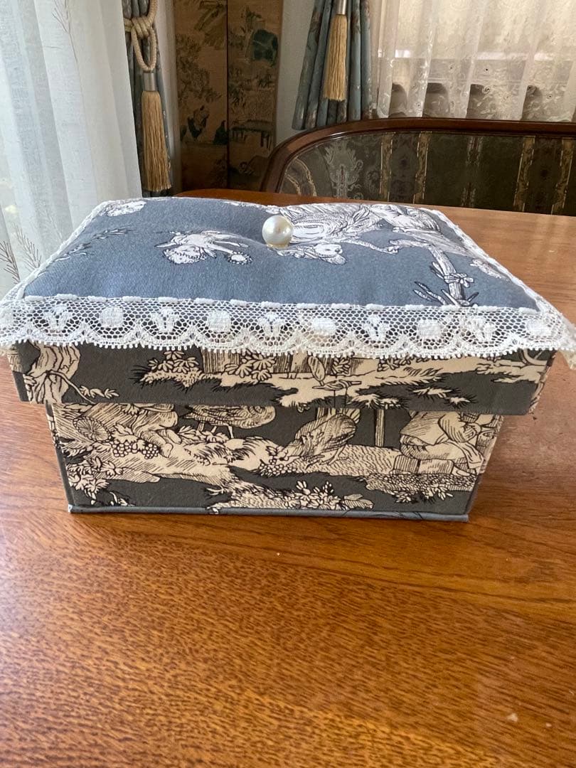 カルトナージュミニ裁縫箱(フタ有)