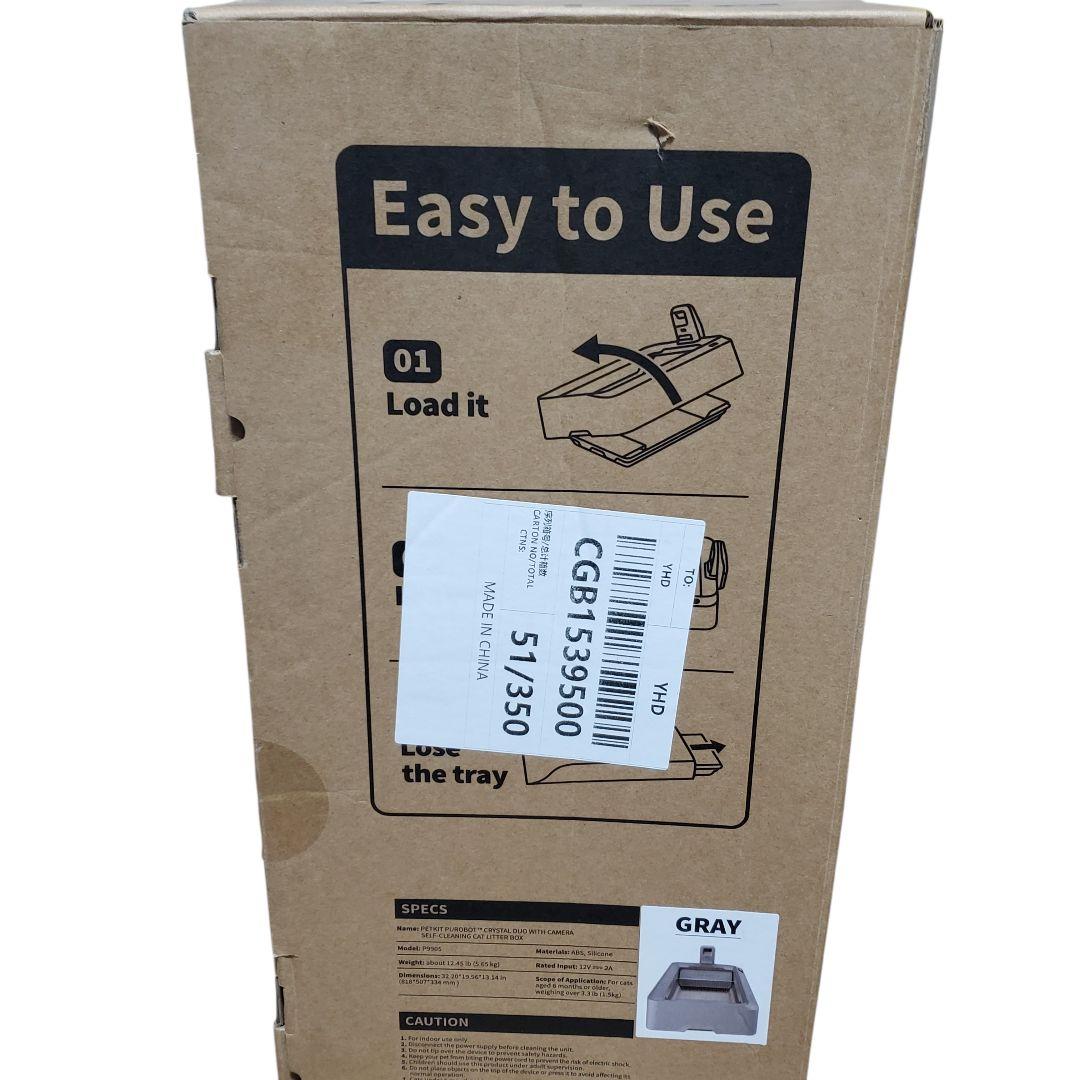 未開封 猫用トイレ PETKIT PUROBOT CRYSTAL DUO カメラ