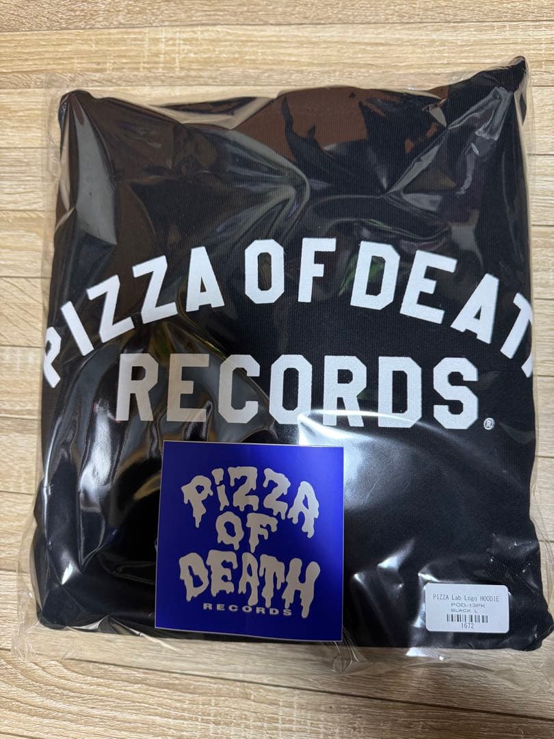『新品』PIZZA Lab Logo HOODIE パーカー フーディ L