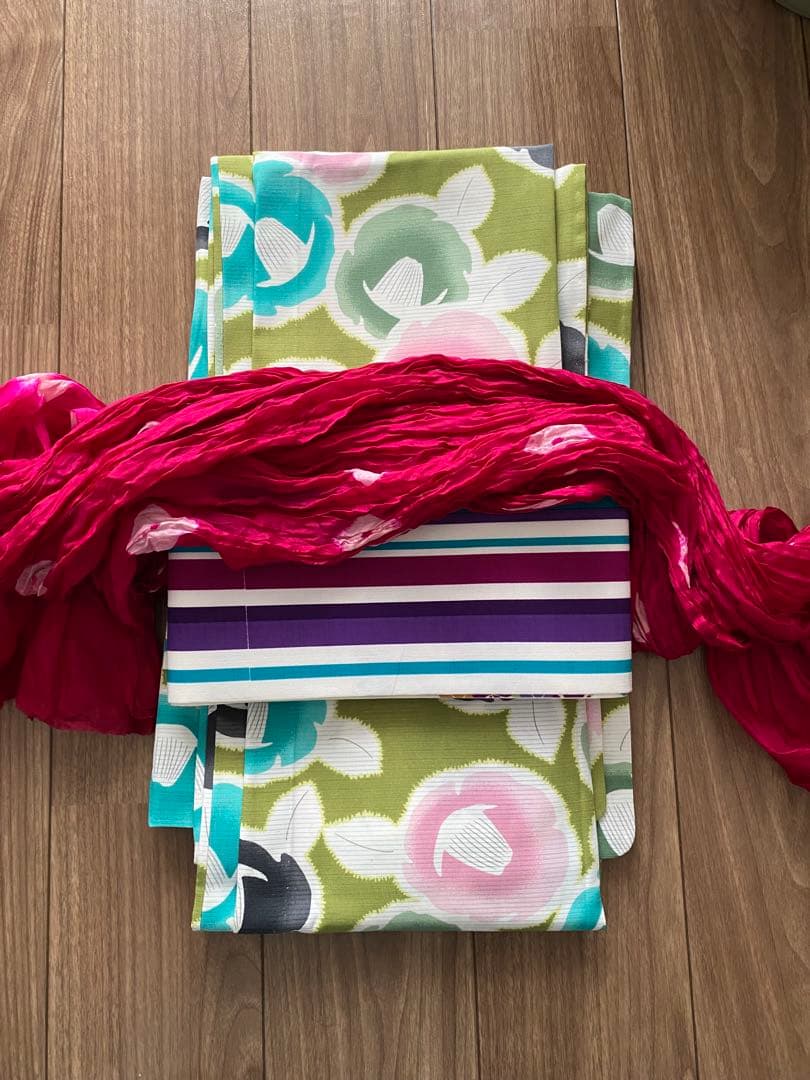 ふりふ　浴衣・帯セット