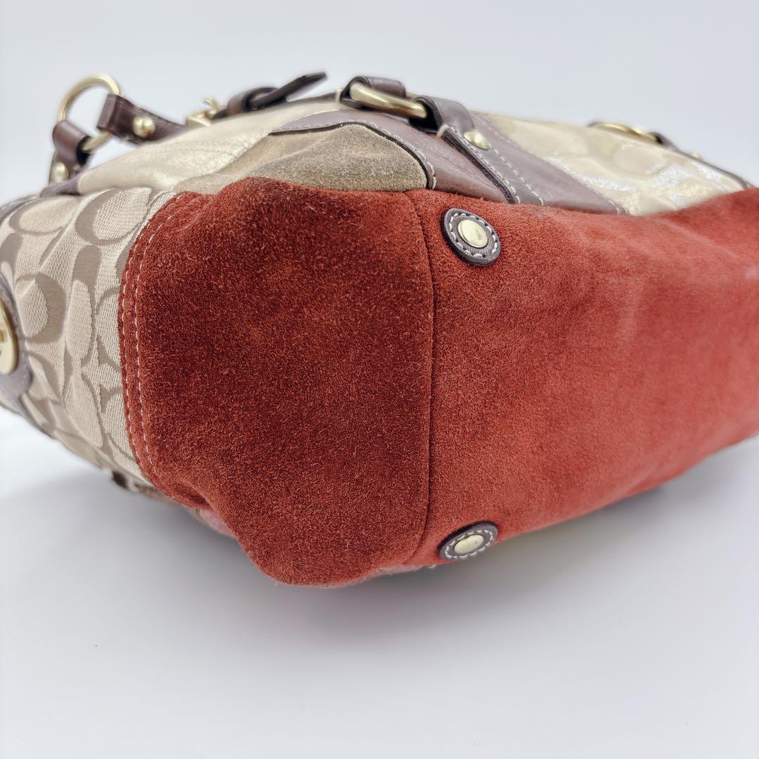 COACH パッチワーク トートバッグ マルチカラー おまけ付き