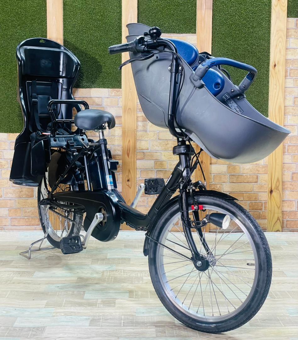 マットブラック 2018 パナソニック 子供乗せ電動アシスト自転車 H3332