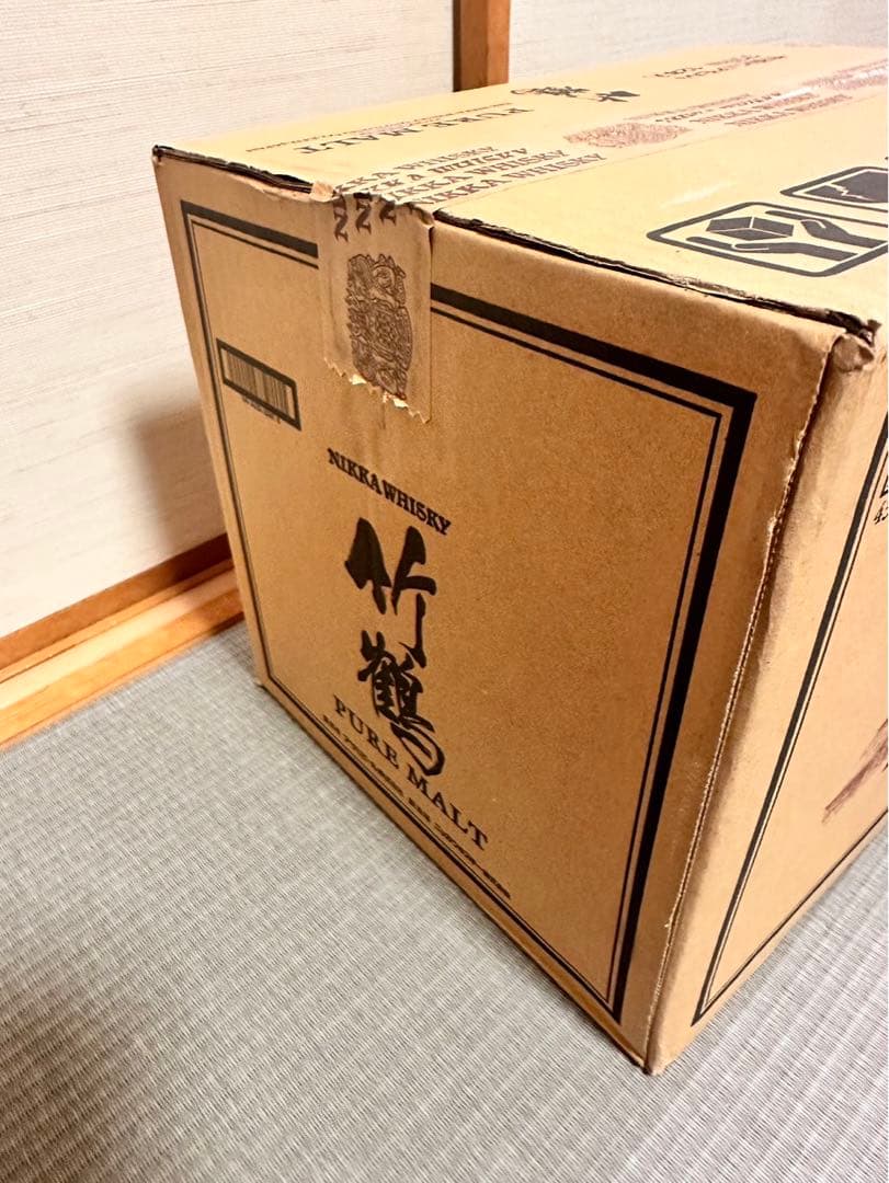 竹鶴ピュアモルト24本入り　旧ラベル