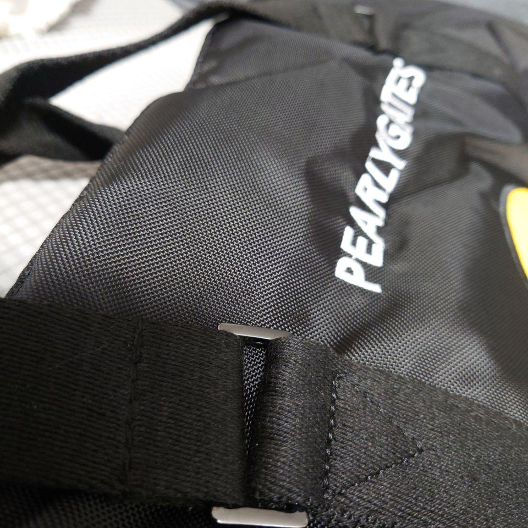 美品−PEARLYGATES 黒ダッフルバッグ ボストンバッグロッカーバッグ軽量