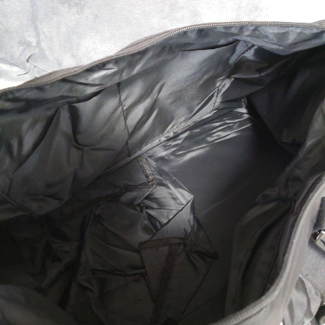 美品−PEARLYGATES 黒ダッフルバッグ ボストンバッグロッカーバッグ軽量