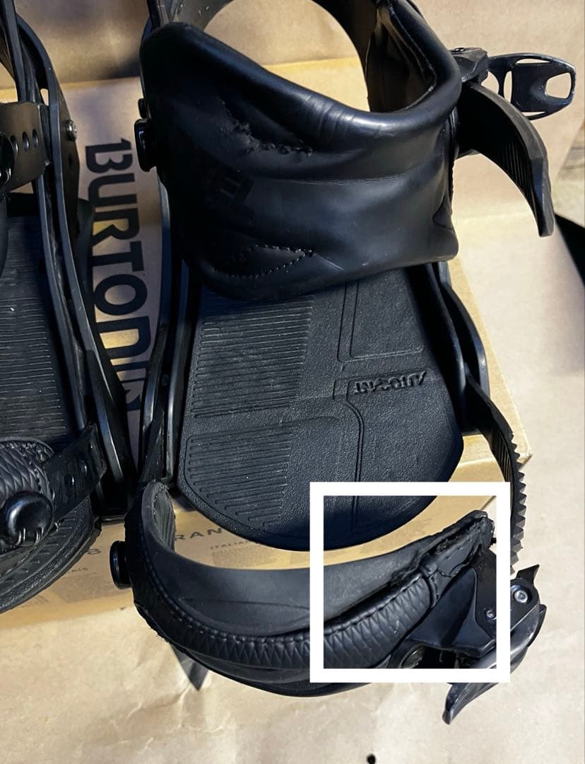 BURTON ビンディング Cartel Black メンズ　サイズM カーテル