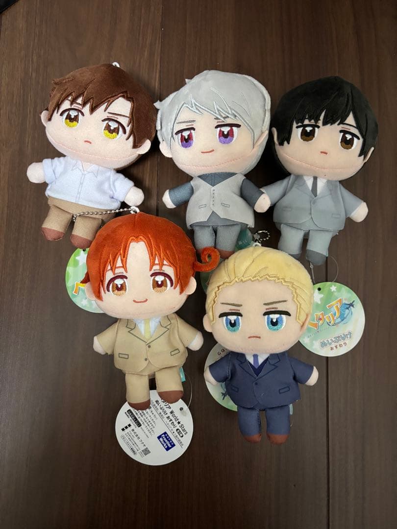 ヘタリア World★Stars ぬいぷりけおすわり　全5種セット