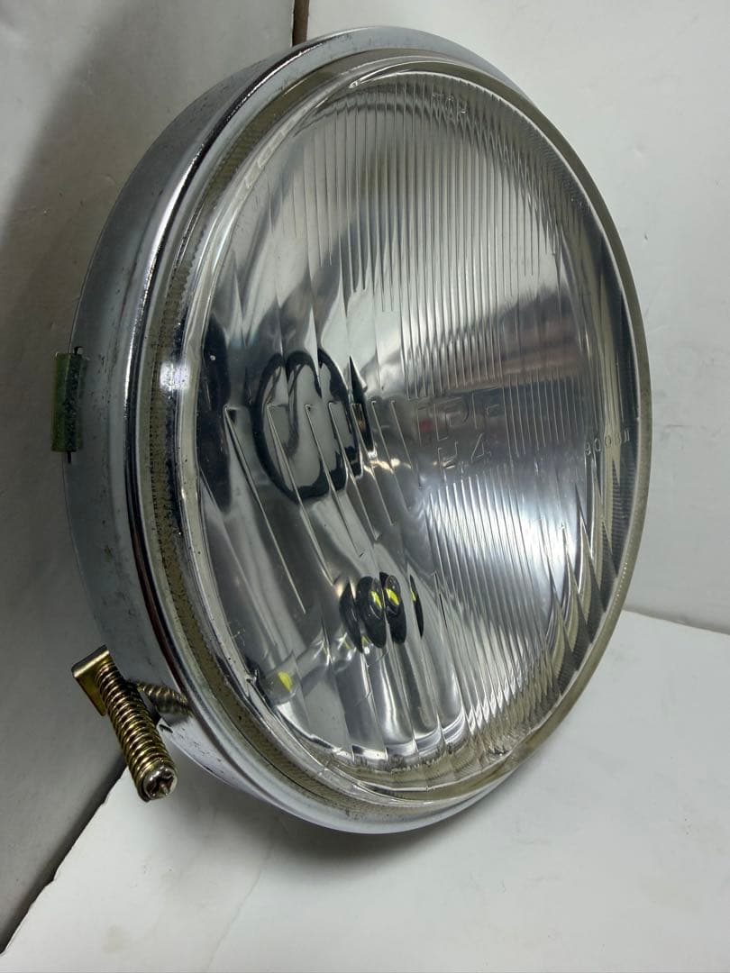 当時物IPF凹みレンズ付ヘッドライトレンズ/シビエマーシャルCIBIE