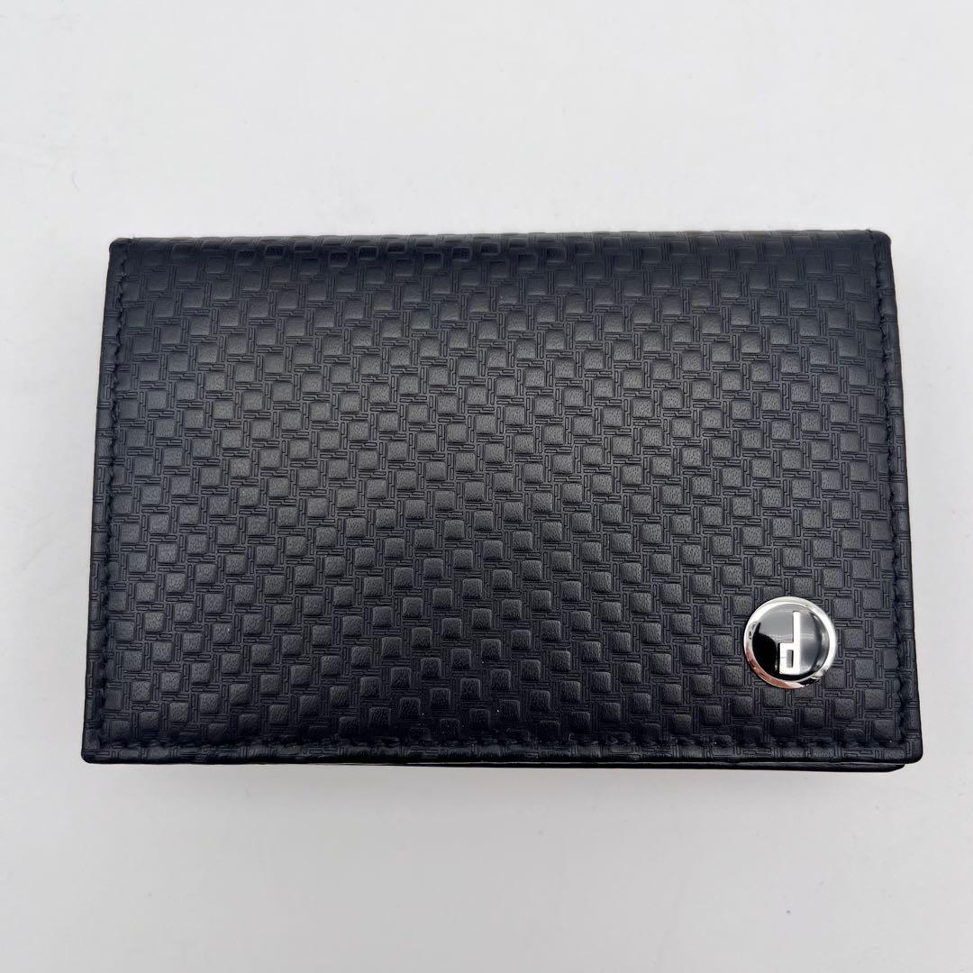 未使用 ダンヒル 名刺入れ カードケース マイクロディーエイト ブラック 黒