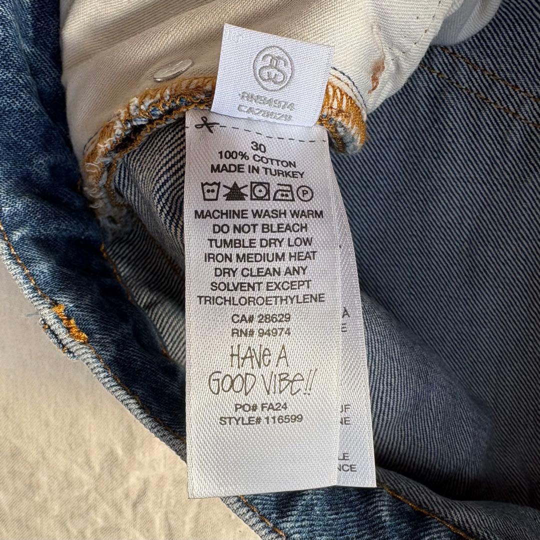 オモシーチャンネル ブナ着用 Stussy BIG OL デニムジーンズ 30