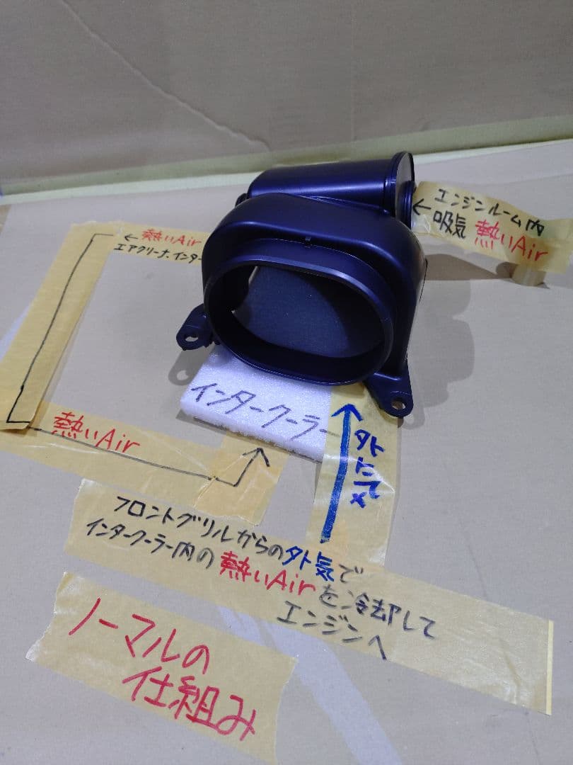 N-BOX 　N-ONE　N-WGN　エアクリーナーインタークーラーエアーガイド