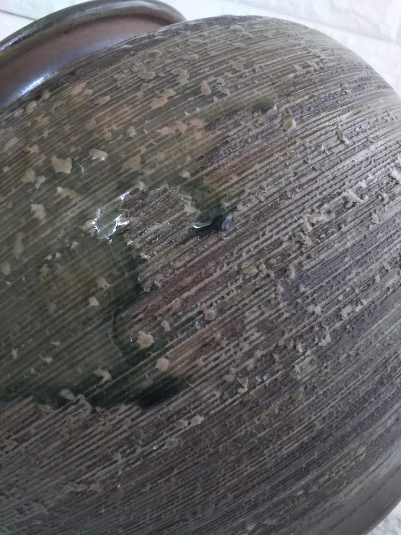 古美術　昭和レトロ　蔵出し壺　備前焼