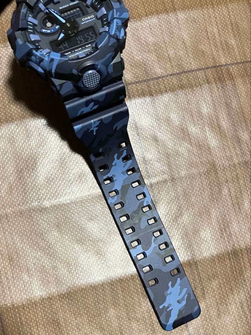 G-SHOCK GA-700CM-2AJF ブルー　カモフラージュ