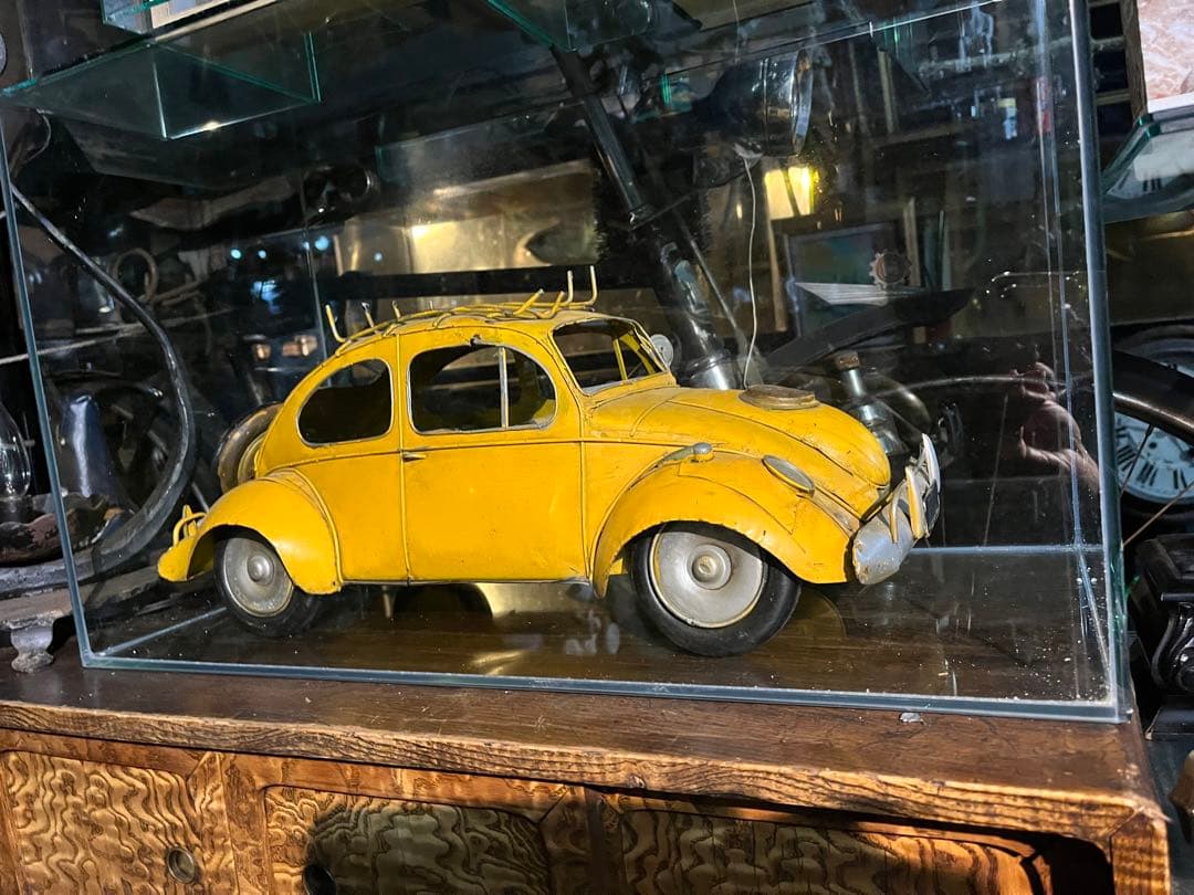 ブリキビートル、ブリキの車、特大ワーゲン、フォルクスワーゲンビートル