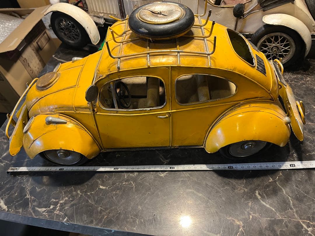 ブリキビートル、ブリキの車、特大ワーゲン、フォルクスワーゲンビートル