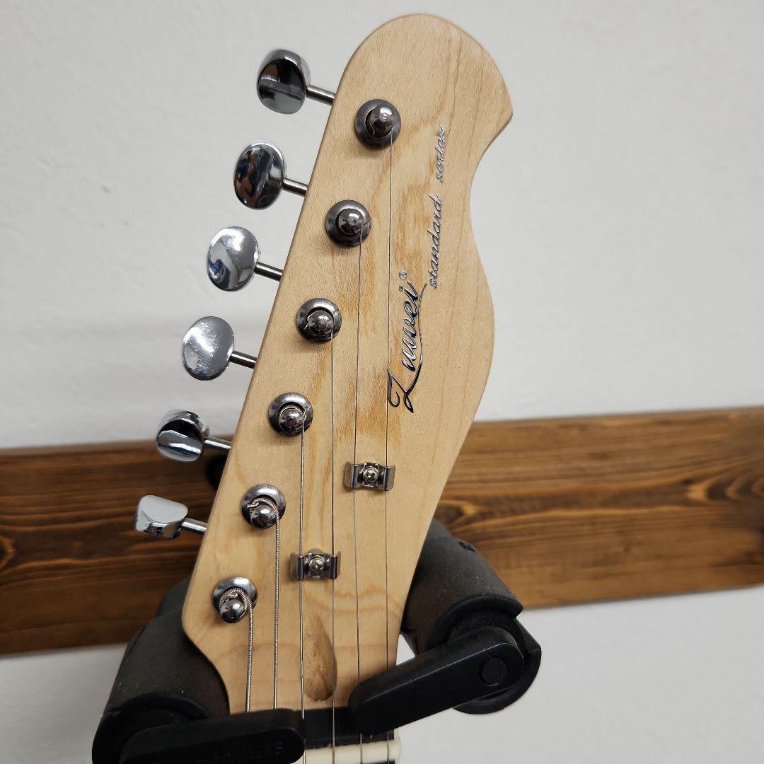 アクアブルー テレキャスタータイプ エレキギター