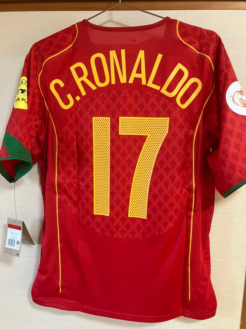 ポルトガル代表ロナウド選手2004ユーロ決勝ユニフォーム　トータル90 NIKE