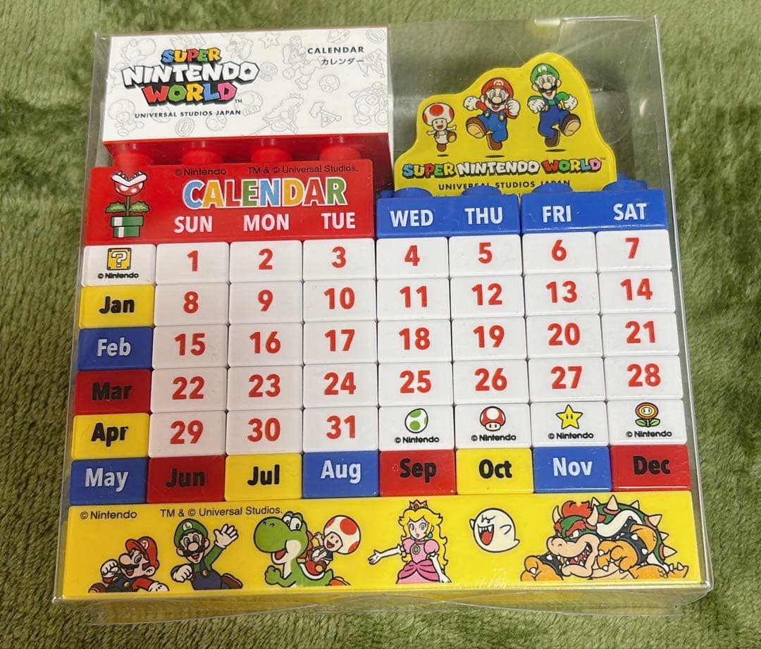 USJ 任天堂マリオ　ブロックカレンダー