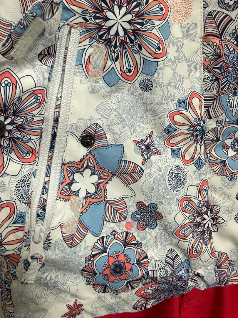 【Roxy】ロキシー　花柄スノーボードウェア　上下セット