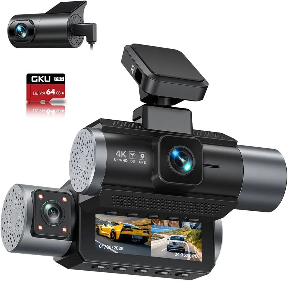 3カメラ 4K ドライブレコーダー