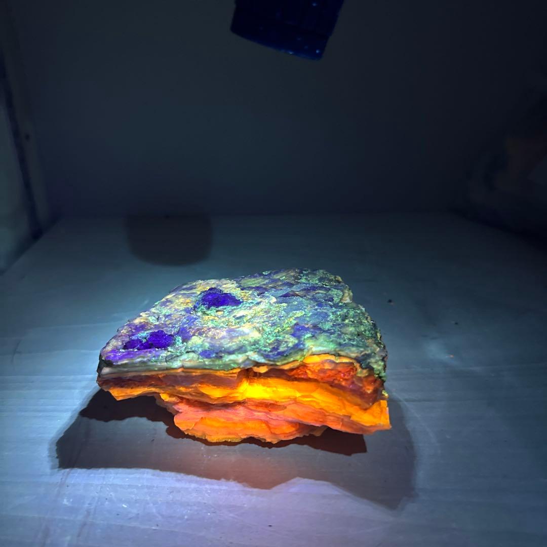 【11】北海道石　然別オパール　蛍光オパール592、588、197g