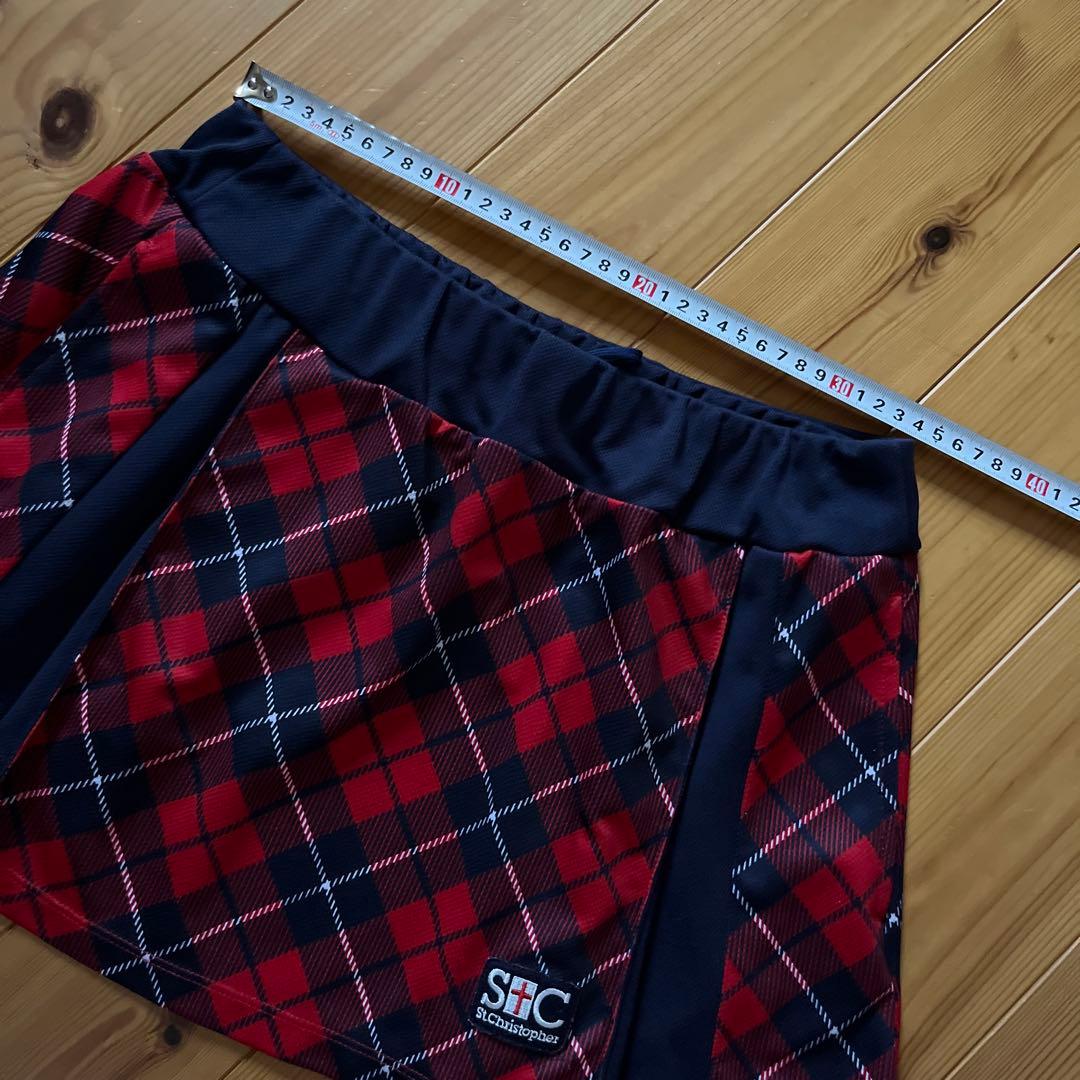 セントクリストファー バイザー　トップス　シャツ　スコート　3点セット　テニス