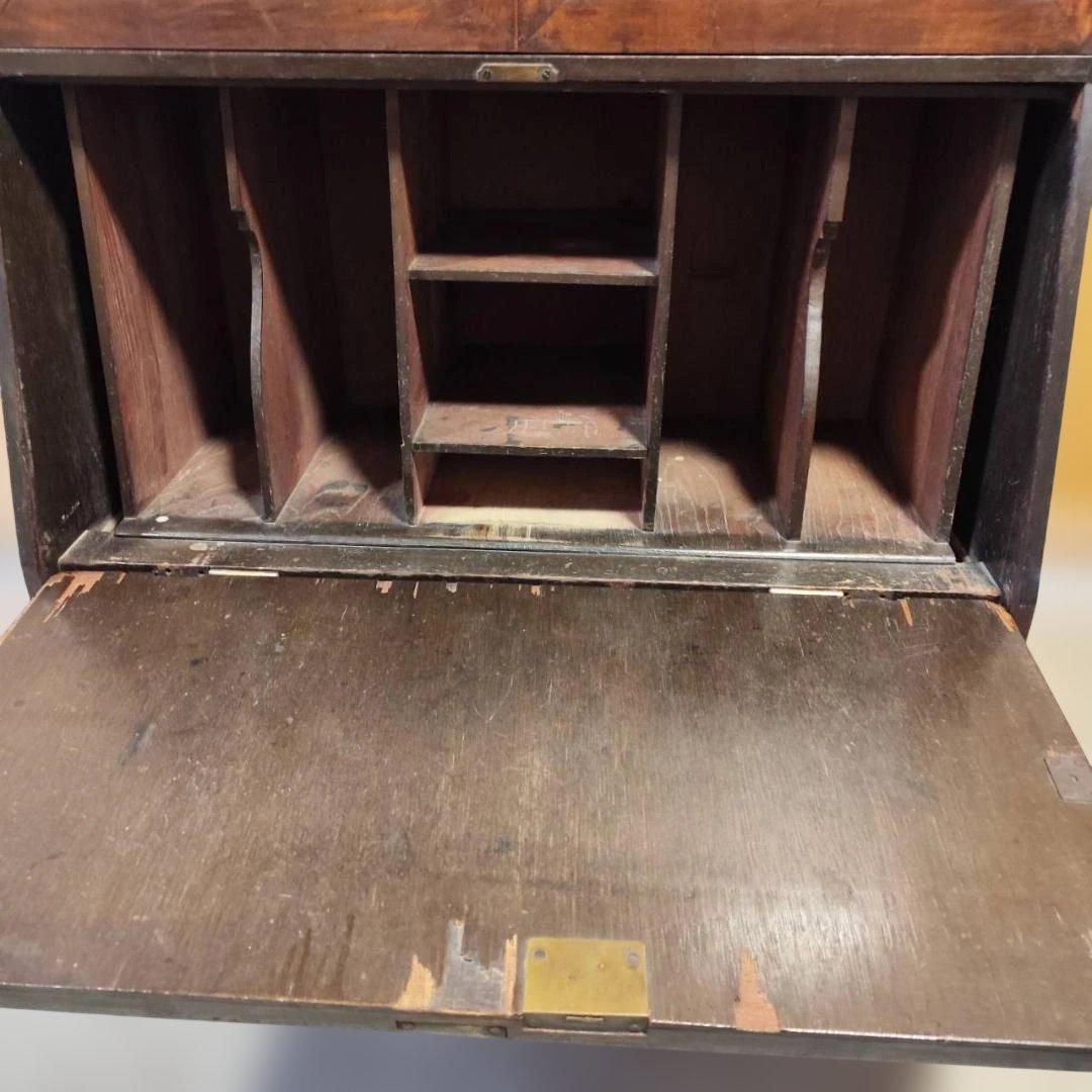 アンティーク ライティングビューロー 大正ロマン 昭和レトロ 飾り棚 古道具