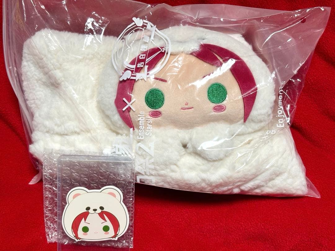 新品/ あんスタ 衣更真緒 海外限定 告白気球 白熊マフラー /特典付き