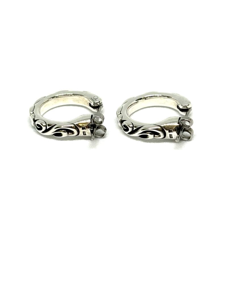 超美品 LH HOWL クロッシングピアス タテガミスクロール シルバー925