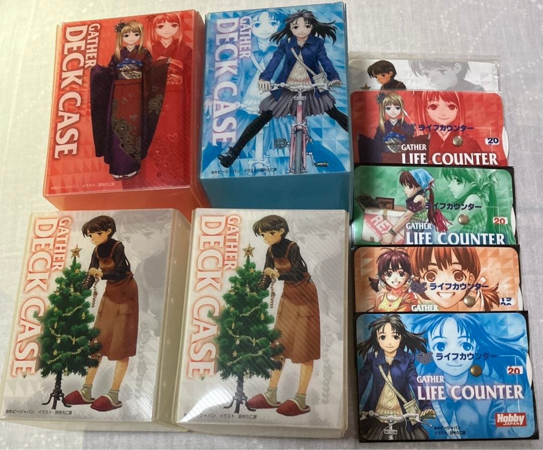 ホビージャパン　田中久仁彦デッキケース、ライフカウンターセット