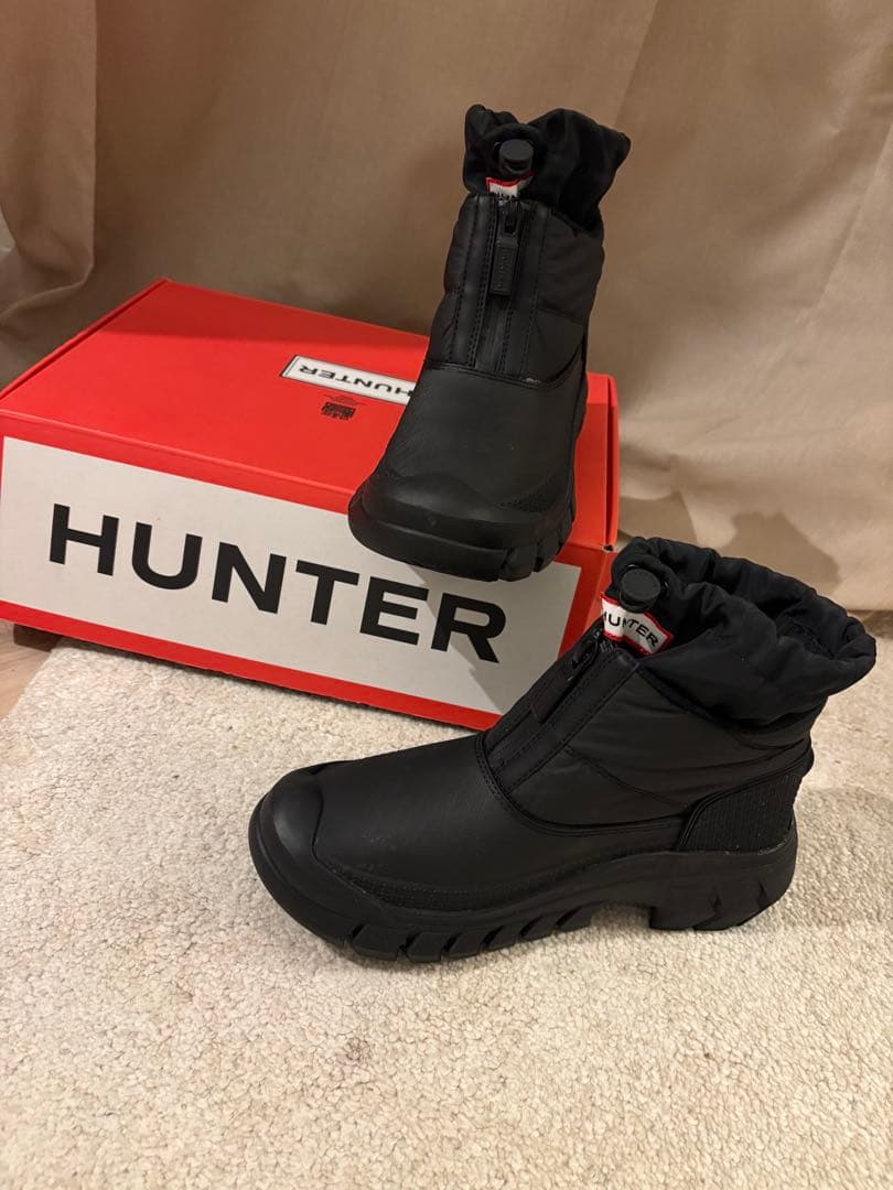 ハンター HUNTER イントレピッド ジップ アンクル スノーブーツ