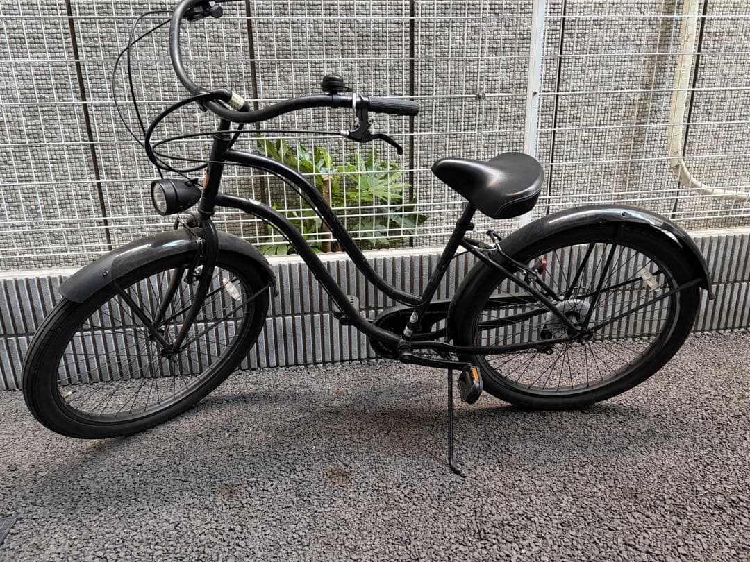 【引取り限定】Rainbow ビーチクルーザー ブラック