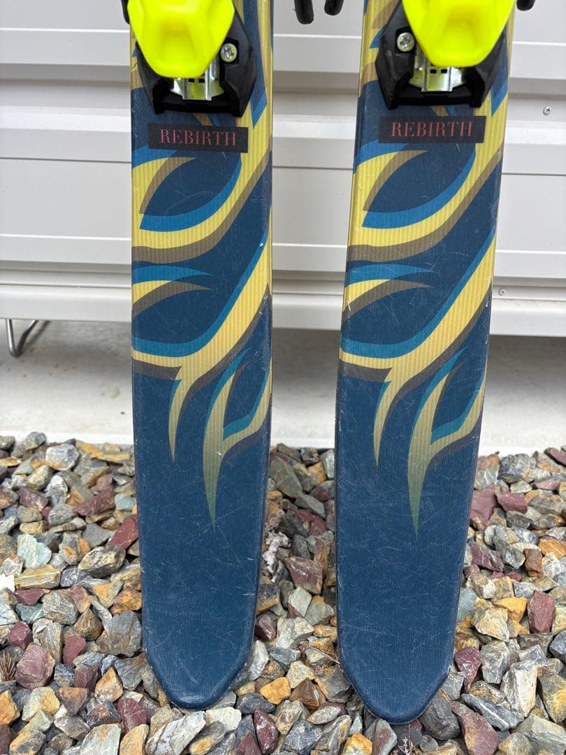 ブルーモリスREBIRTH スキー板 ビンディングセット150センチ　傷有り