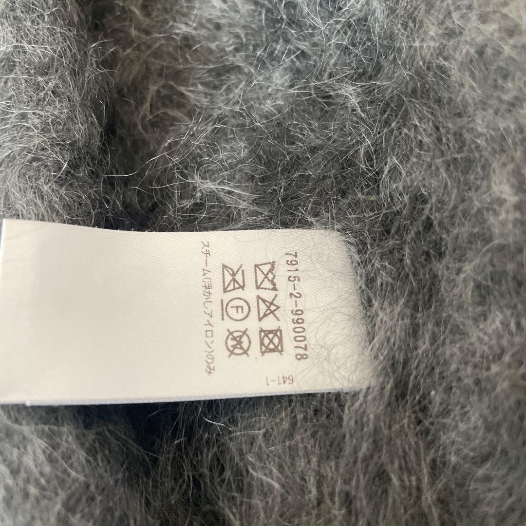 BLAMINK ダークグレー カーディガン 38