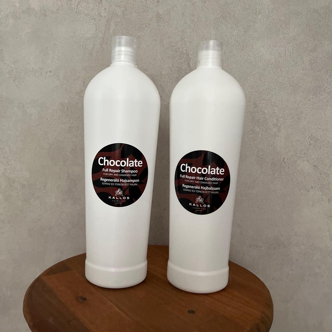 シャンプー＆コンディショナー 1000ml ハンガリー　チョコレートの香り