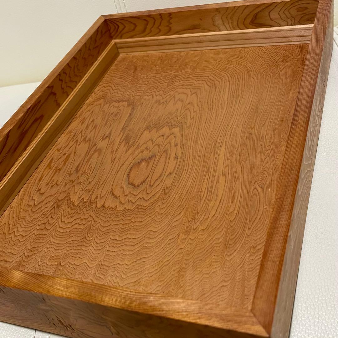 屋久杉工芸 書道具 硯箱 文箱 筆箱 木箱 千年の齢 二段