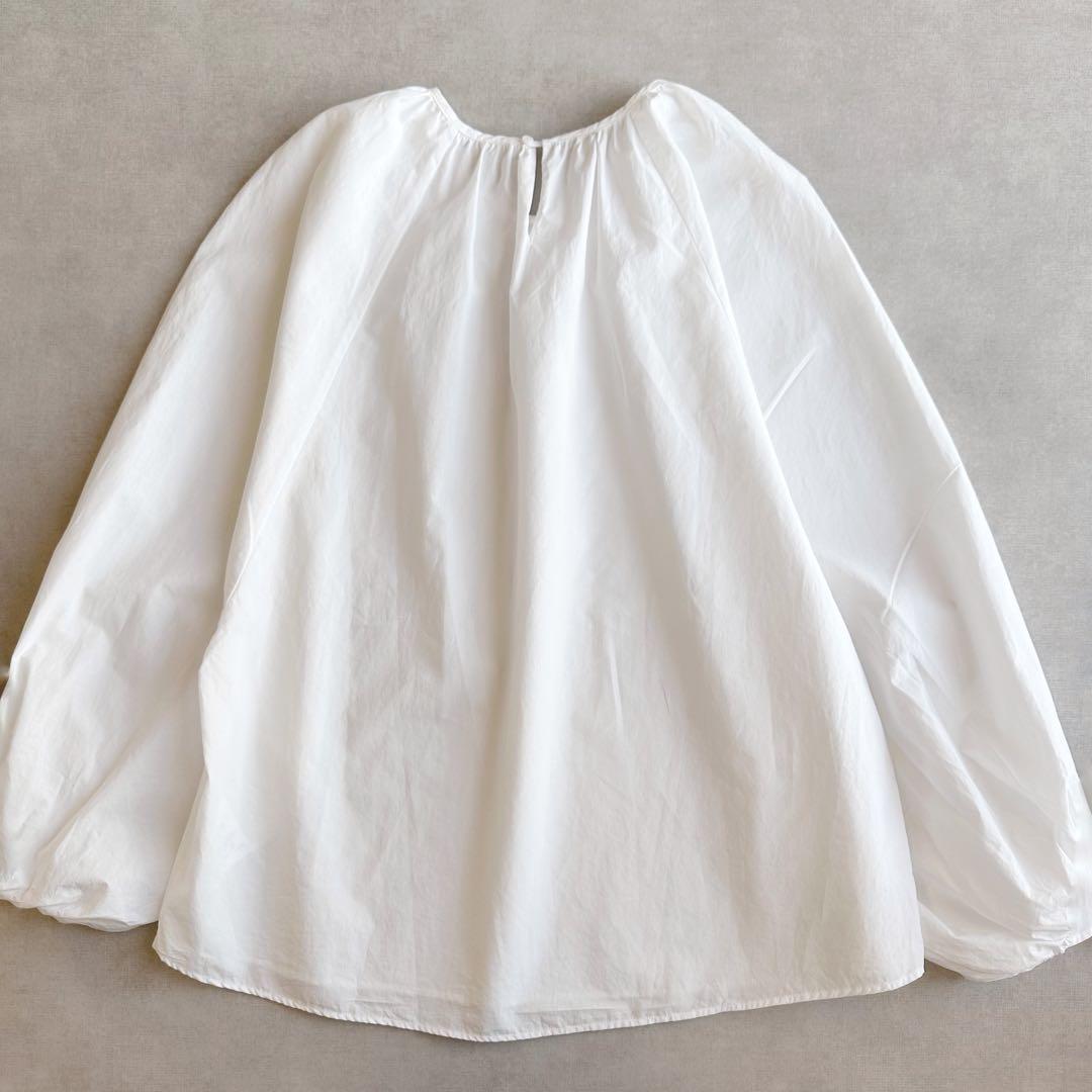 美品▲Deuxieme Classe///ラグランスリーブブラウス▲ホワイト