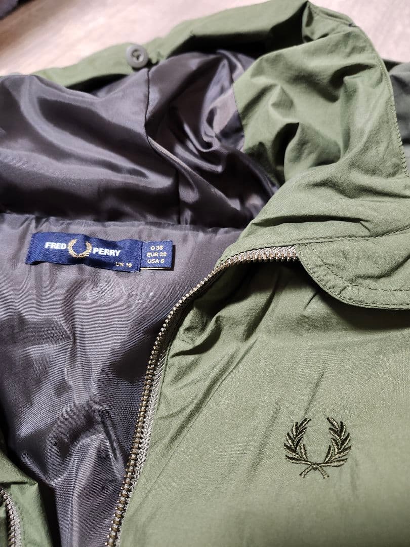 【フレッドペリー】モッズコート/ダウン脱着可/3way/M-51/波瑠