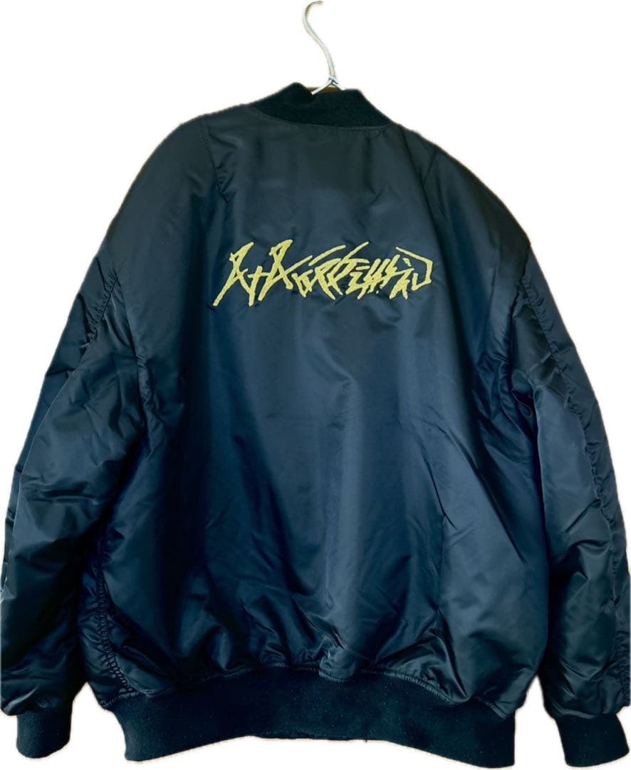 八十八ヶ所巡礼　MA-1 BLACK XL